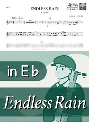 ENDLESS RAIN ( inE♭) - X JAPAN by Kaname@Popstudio