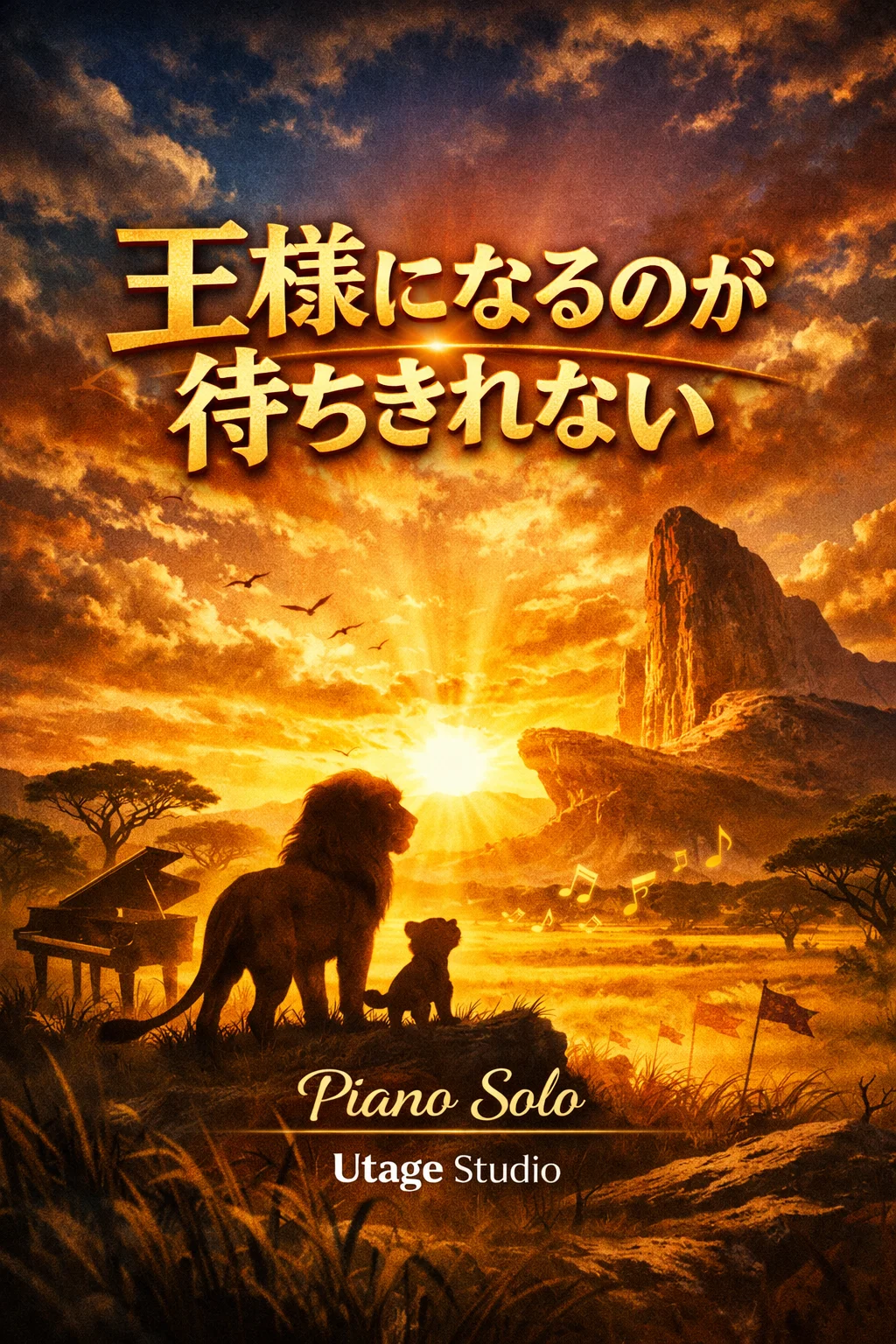 I Just Can't Wait to Be King - Elton John/Utage Studio (Piano Solo / Beginner Level) by Utage Studio