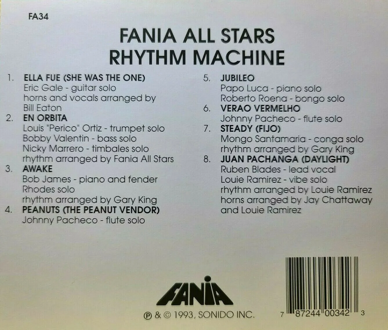 Ella Fue - Fania All Stars (Bass Guitar Score) by Jonathan Lai - Page 3