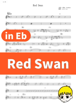 Red Swan - YOSHIKI feat. HYDE (Attack on Titan Season 3 / in Eb) by muta-sax