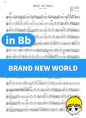 Brand New World - D-51 (One Piece / in Bb) by muta-sax
