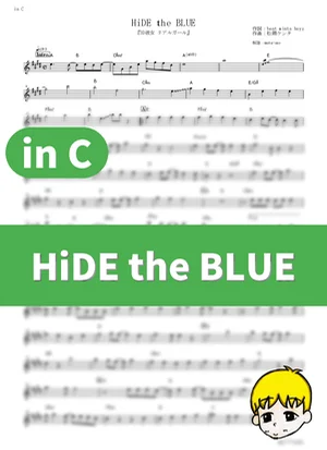 HiDE the BLUE - BiSH (『3D彼女 リアルガール』 / in C) by muta-sax