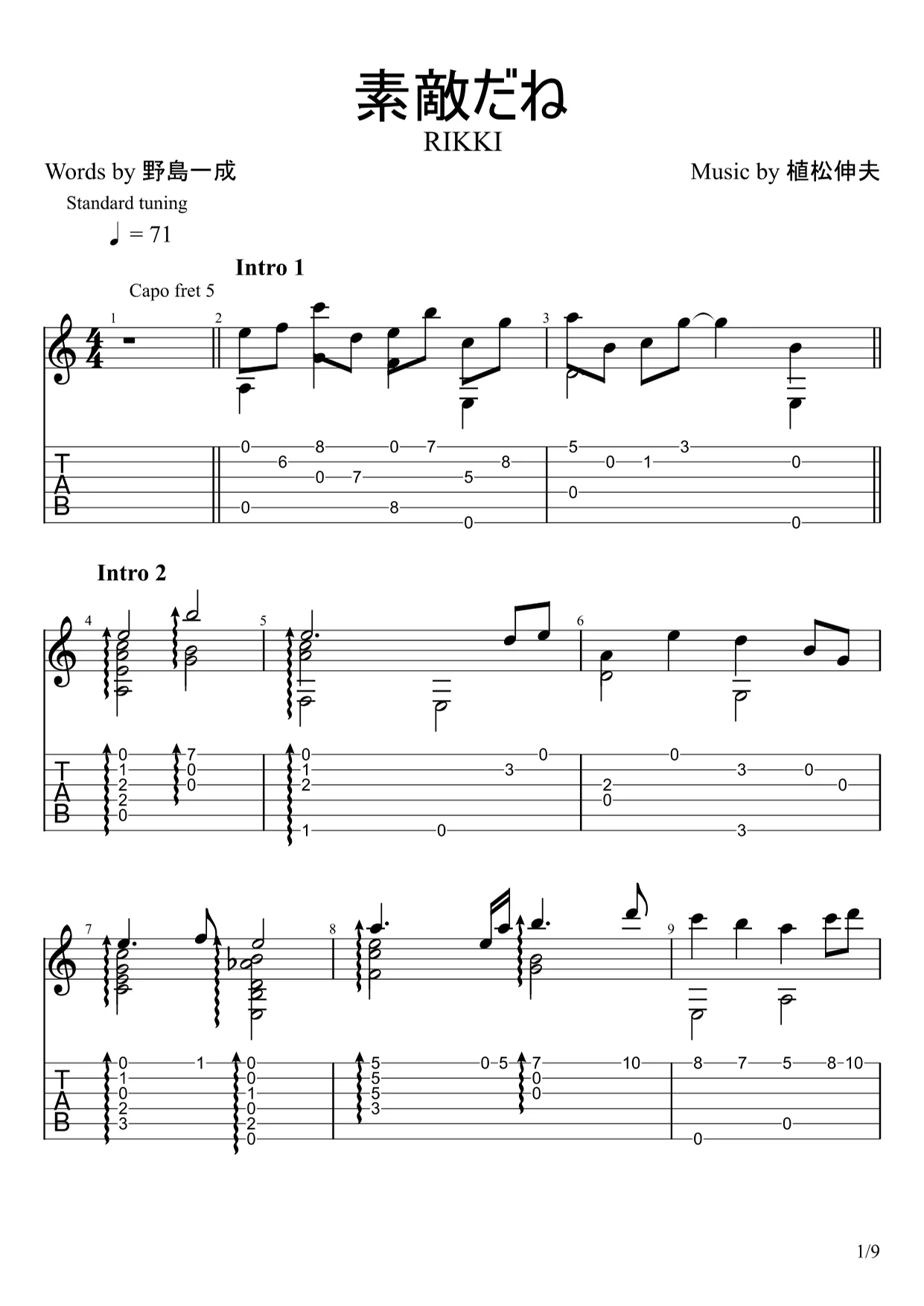 Suteki Da Ne (Isn't It Wonderful?) - Final Fantasy X (Fingerstyle) by u3danchou