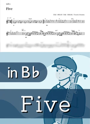 Five ( inB♭) - ARASHI by Kaname@Popstudio