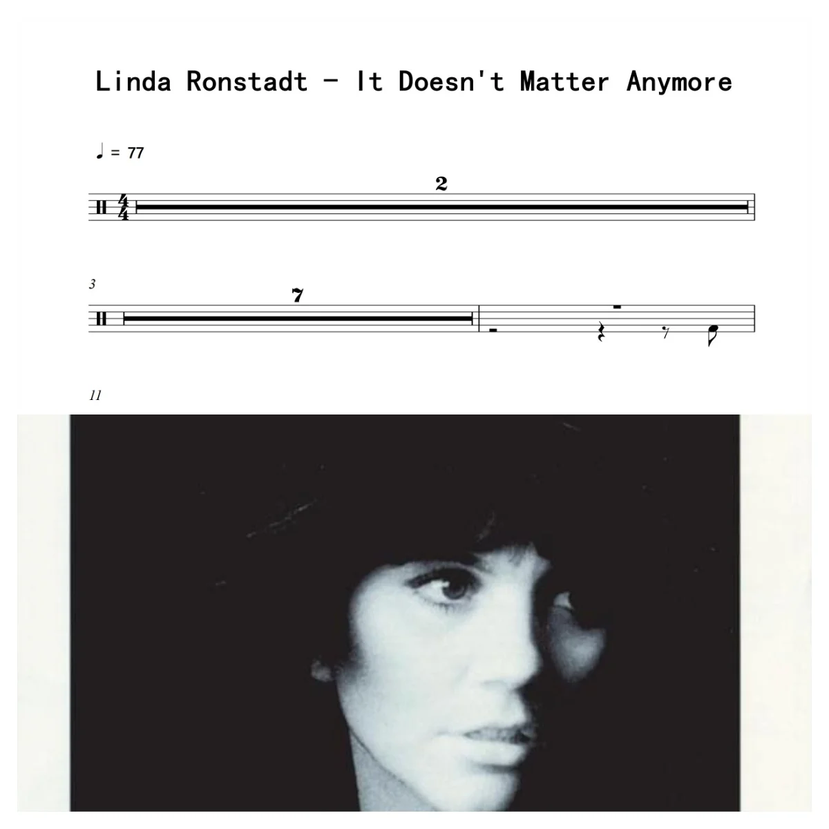 It Doesn't Matter Anymore - Linda Ronstadt by 老虎不说谎