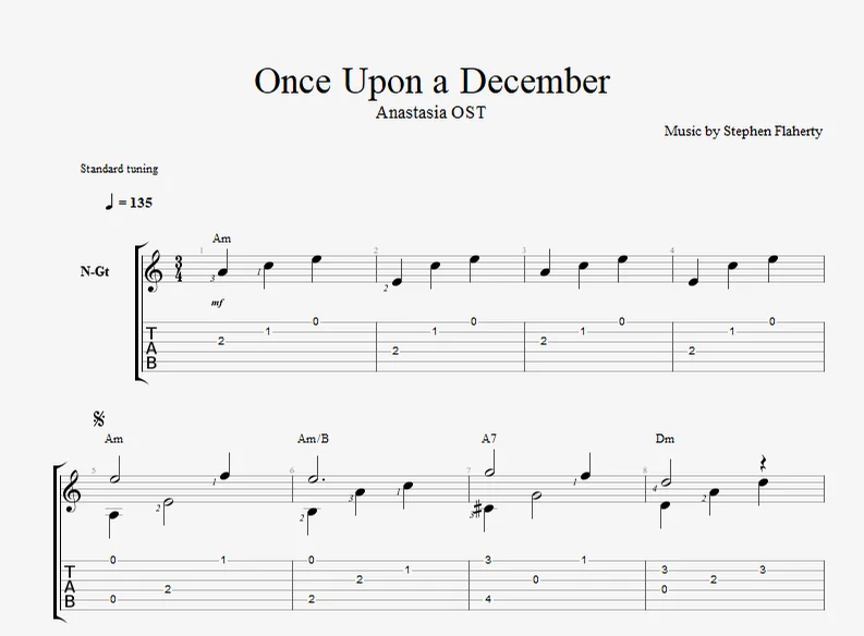 Once Upon a December - Stephen Flaherty by Marina Mirakova