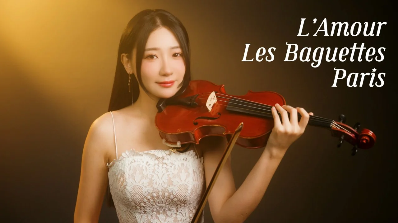 L'Amour, Les Baguettes, Paris - Stella Jang (インスト音源付き) by Kathie Violin 黃品舒小提琴