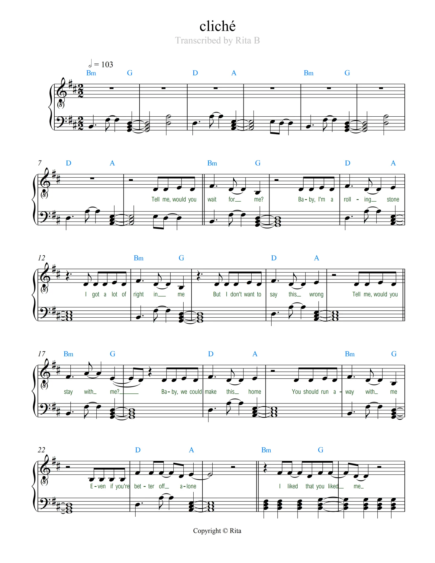 Cliché - mgk (3 pdfs) by Rita B