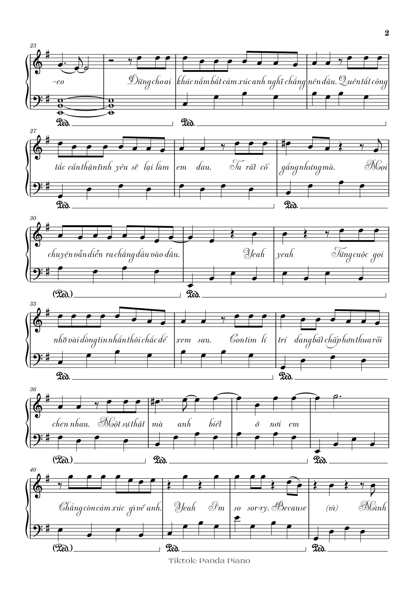 Anh biết rồi - RHYDER by Panda Piano - Page 2
