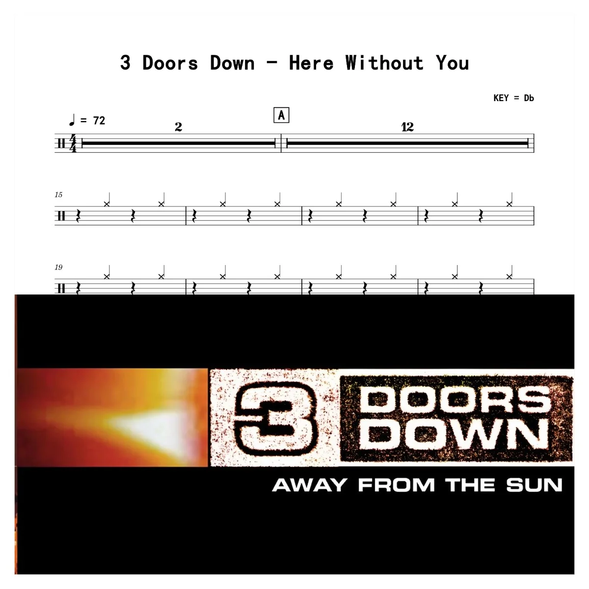 Here Without You - 3 Doors Down by 老虎不说谎