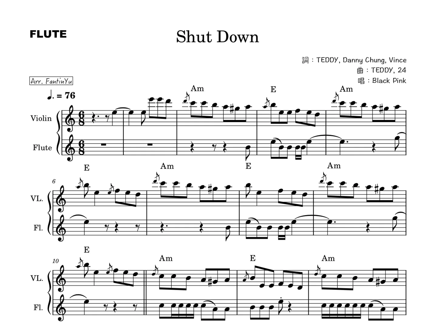 |Shut Down| - BlackPink by FantinYu
