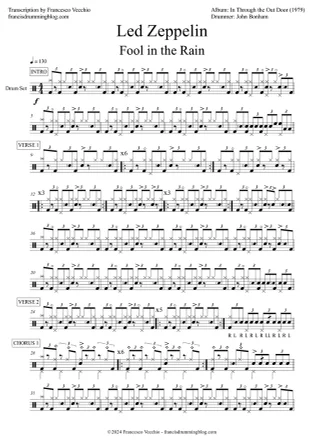 Fool in the Rain - Led Zeppelin by John Paul Jones, Jimmy Page, Robert Plant