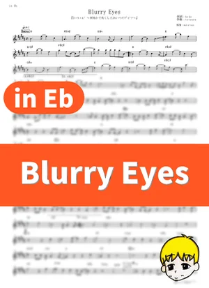 Blurry Eyes - L'Arc~en~Ciel (DNA² / in Eb) by muta-sax