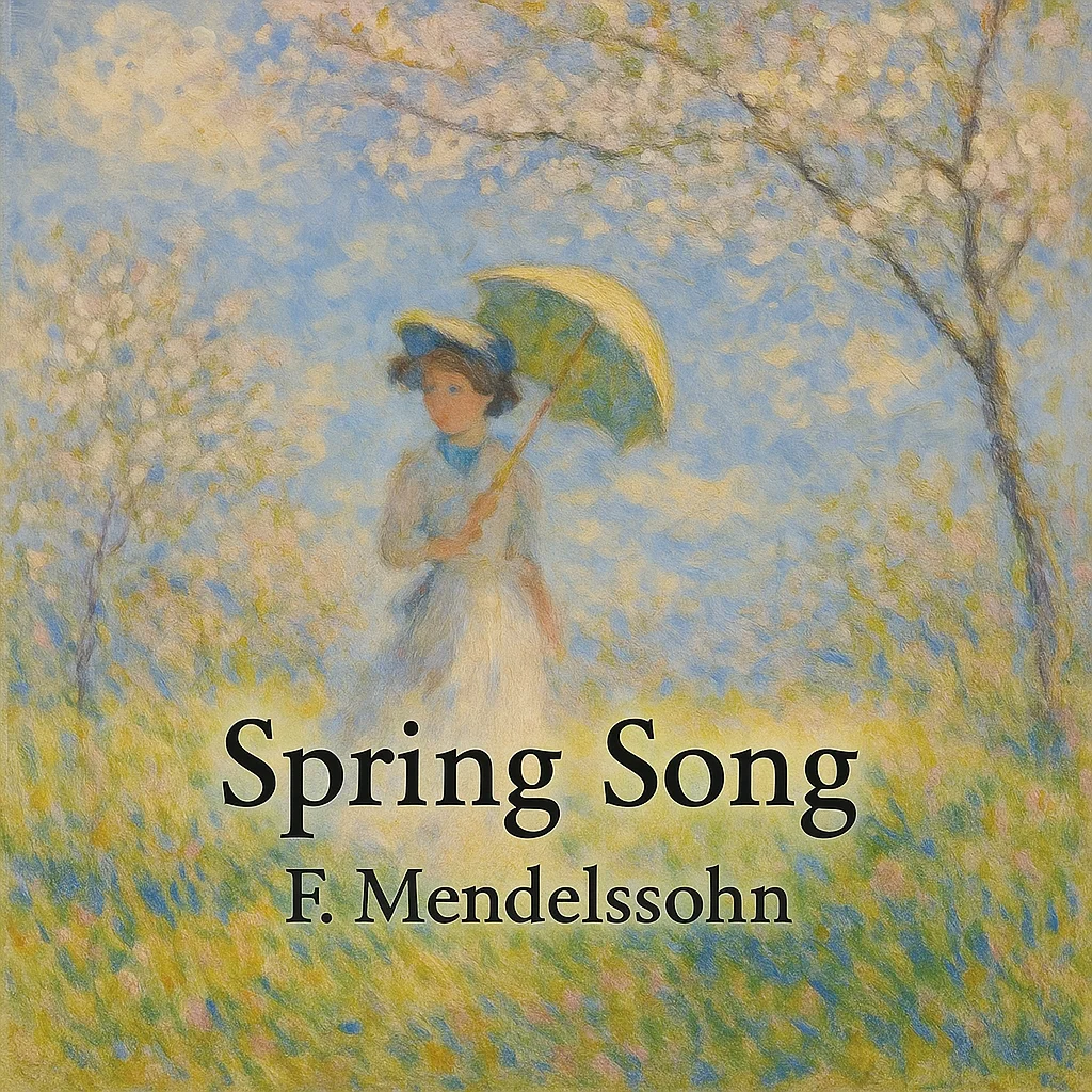 Spring Song - F. Mendelssohn (플루트솔로) by @healing_flute
