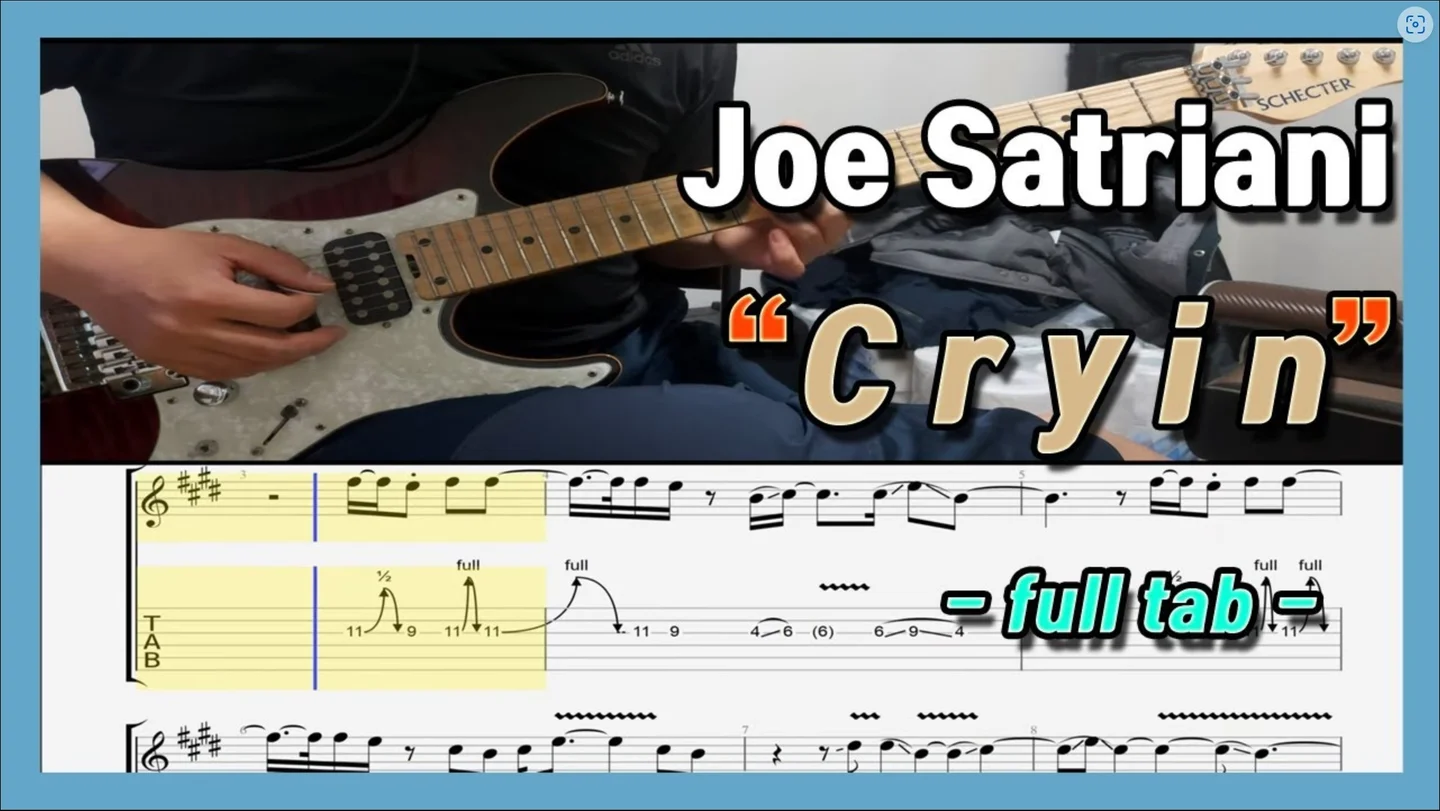 Cryin - joesatriani by joguitar