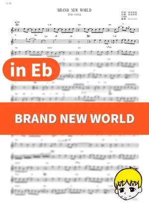 Brand New World - D-51 (One Piece / in Eb) by muta-sax