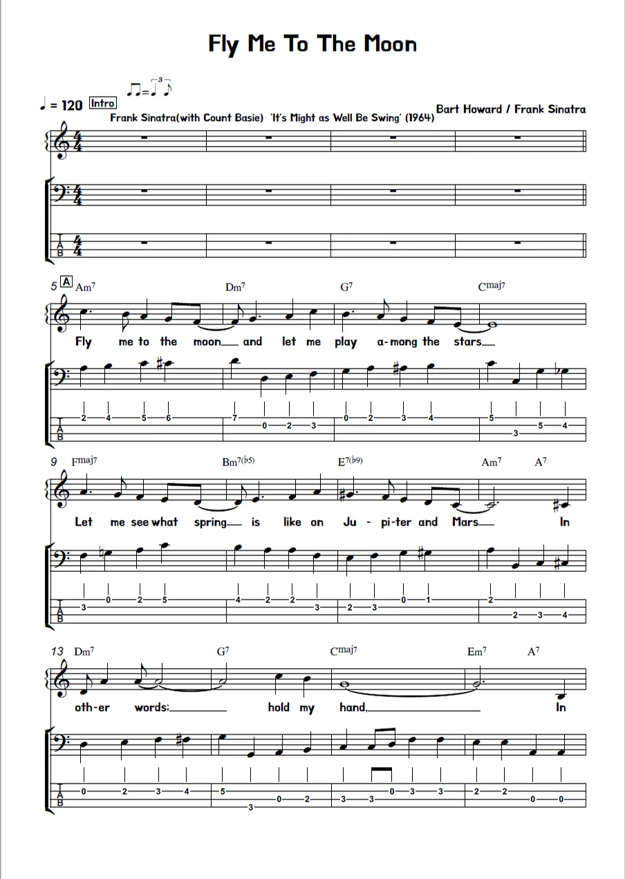Fly Me To The Moon - Bart Howard / Frank Sinatra by kimme08
