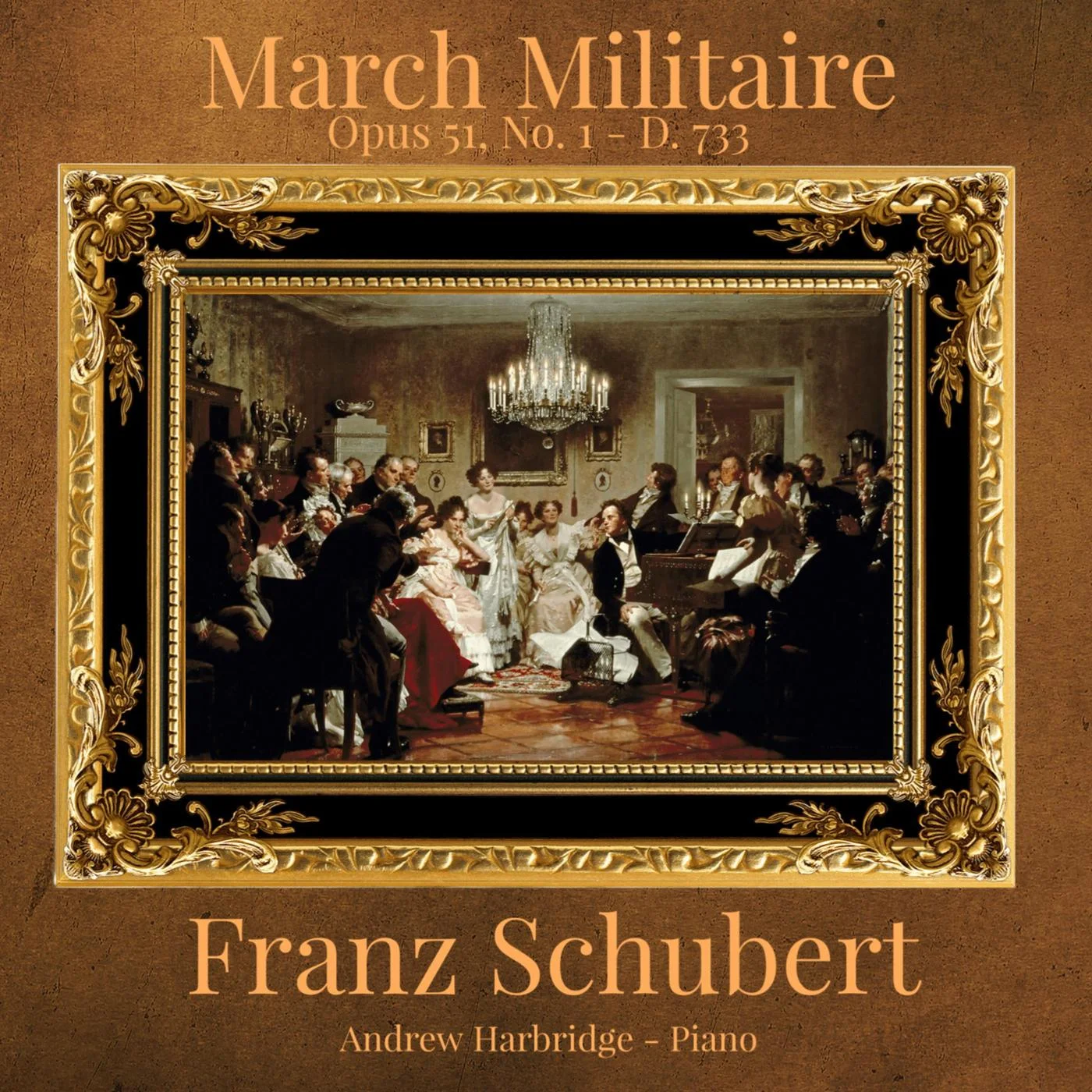 March Militaire, D.733 Op.51 No.1 In D Major - Franz Schubert (Original (for Piano Duet - 4 hands) Score and Parts) by poon