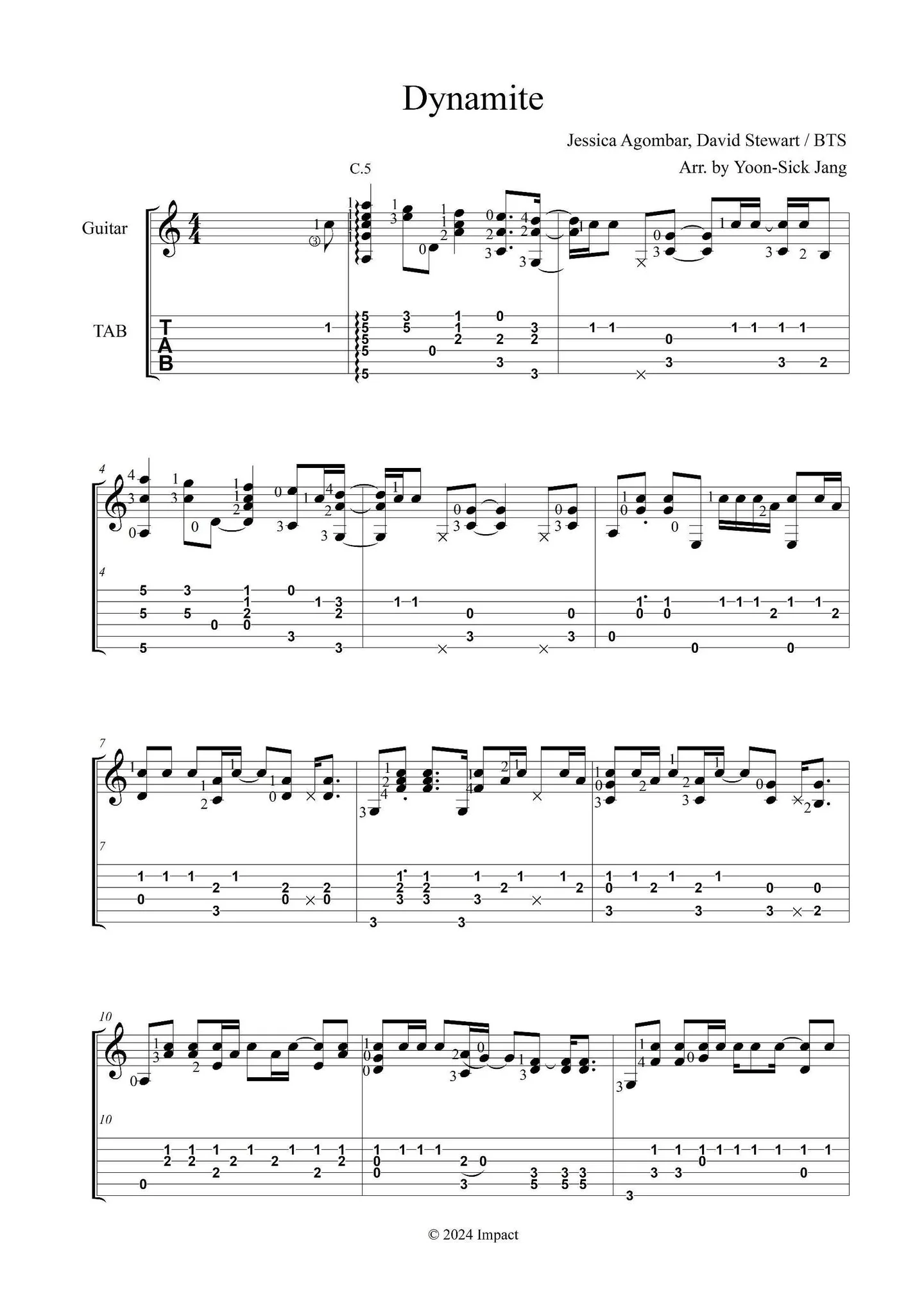 Dynamite - David Stewart, Jessica Agombar by Yoon-Sick Jang - Page 2