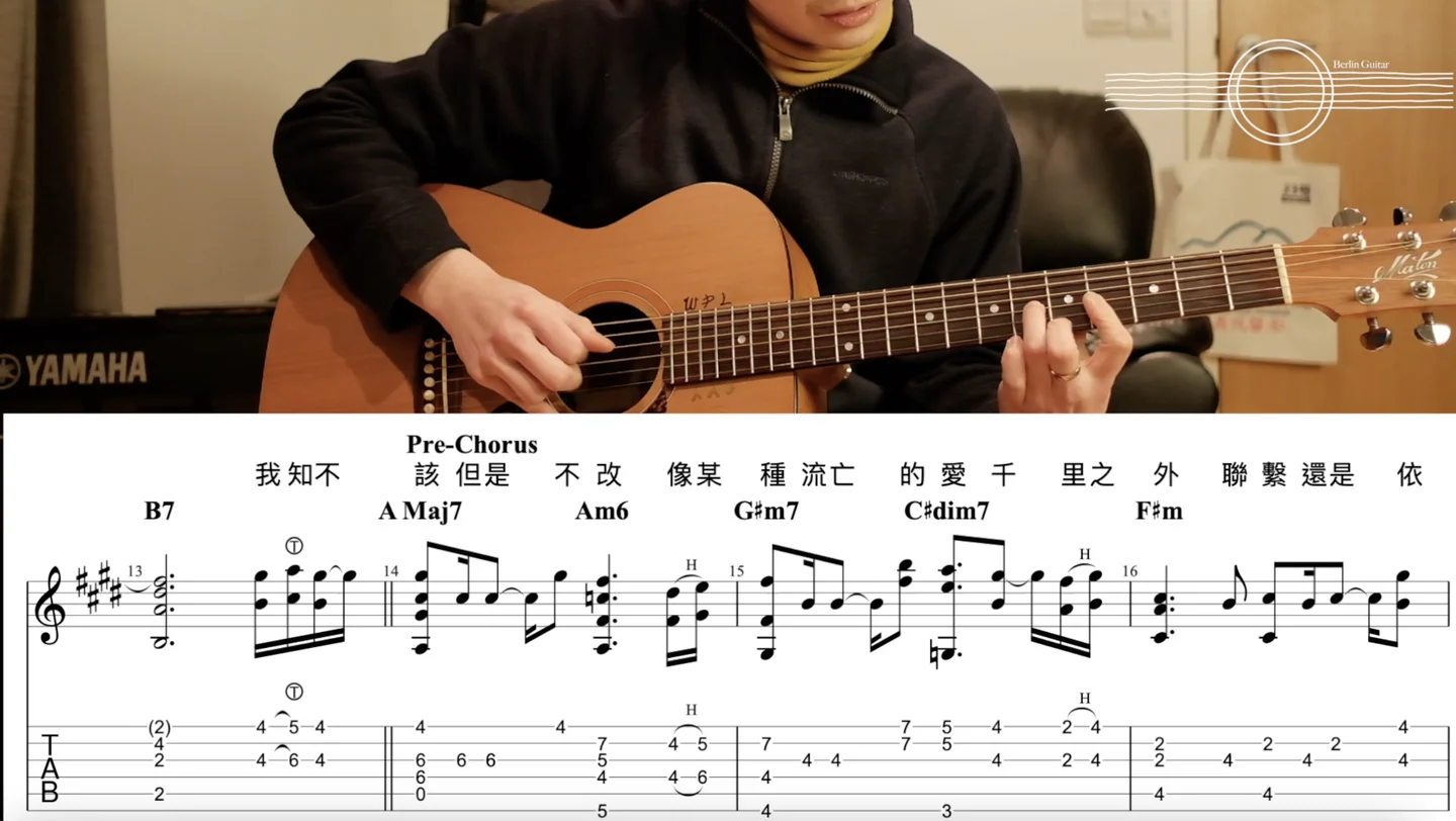 緊急聯絡人(完整獨奏版Chords+歌詞) - Gareth.T