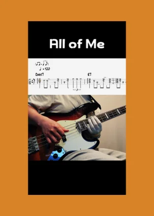 All of Me - 마크스(Gerald Marks)시모어 사이먼스(Seymour Simons) (Bass 혼자 완성하는 재즈 스탠다드 코드+멜로디) by Super Bass