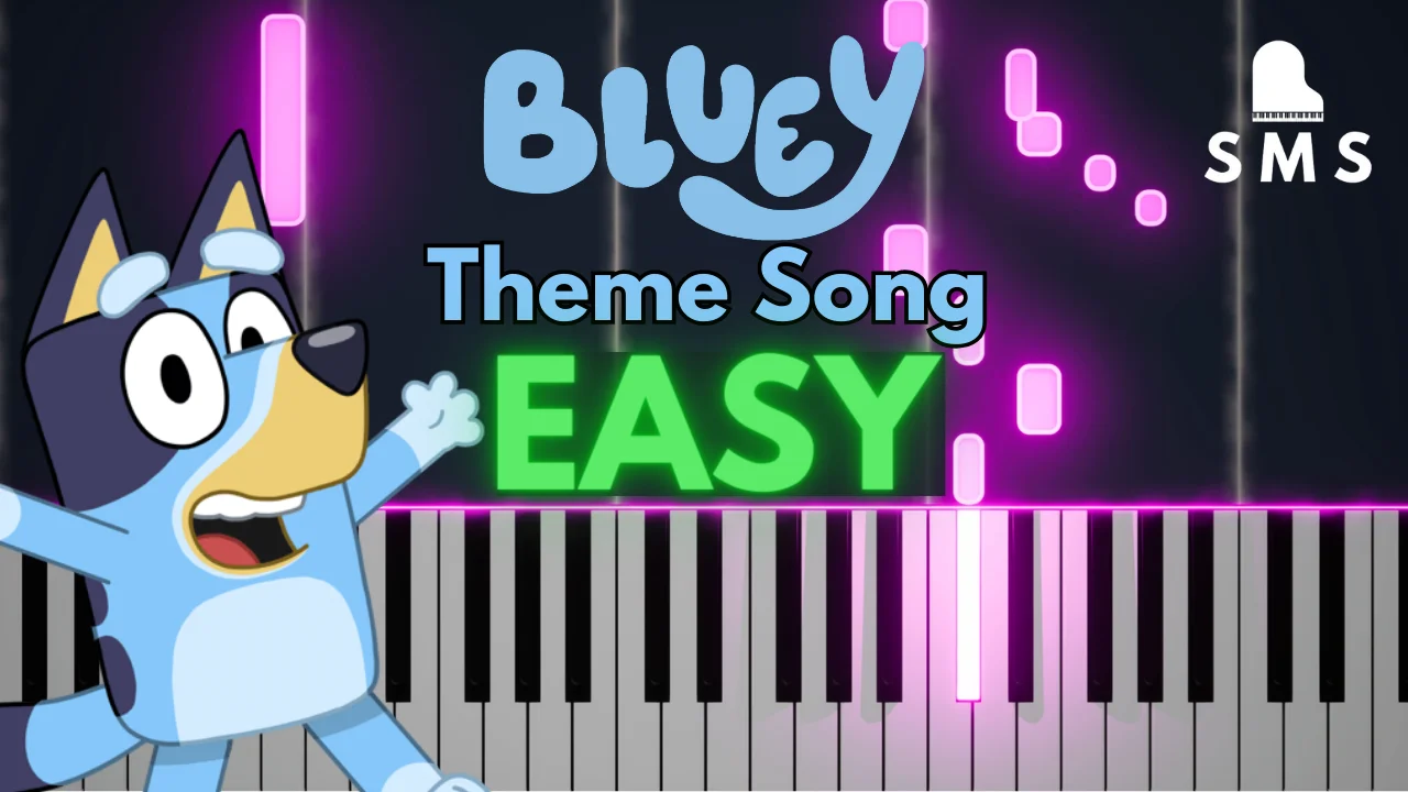 Bluey Theme Song - Jonathan Bush by SheetMusicSimply