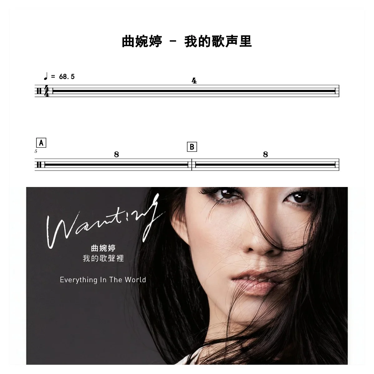 我的歌声里 - 曲婉婷 by 老虎不说谎
