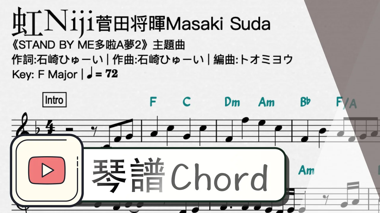 虹Niji (《STAND BY ME多啦A夢2》主題曲) by ArmChord