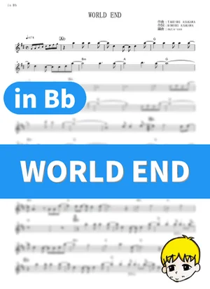 WORLD END - FLOW (Code Geass: Lelouch of the Rebellion R2 / in Bb) by muta-sax