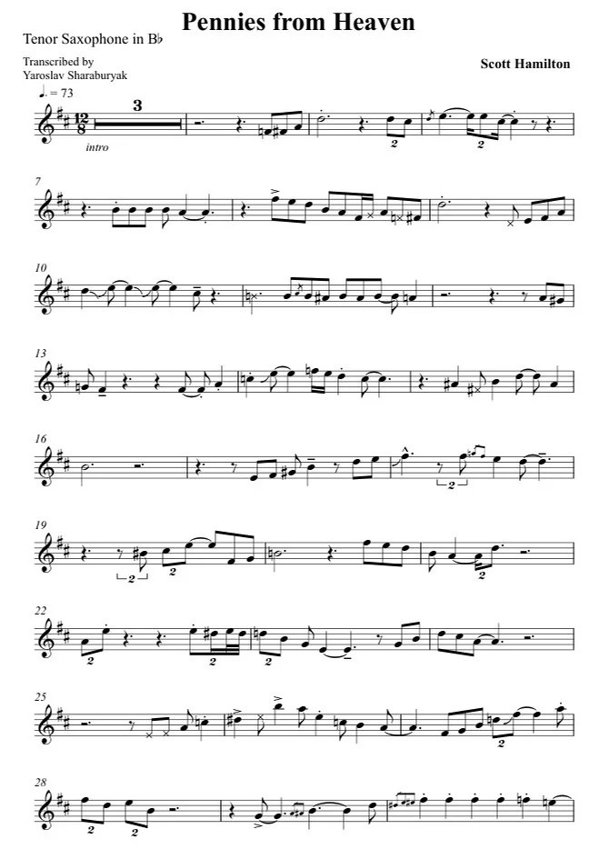 Pennies from Heaven - Scott Hamilton by Yaroslav Sharaburyak