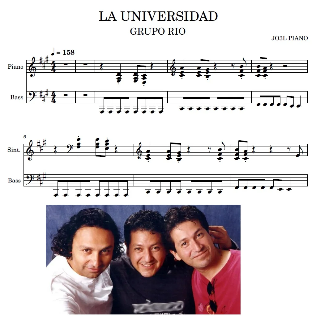 La Universidad - Grupo RIO by JO3L PIANO