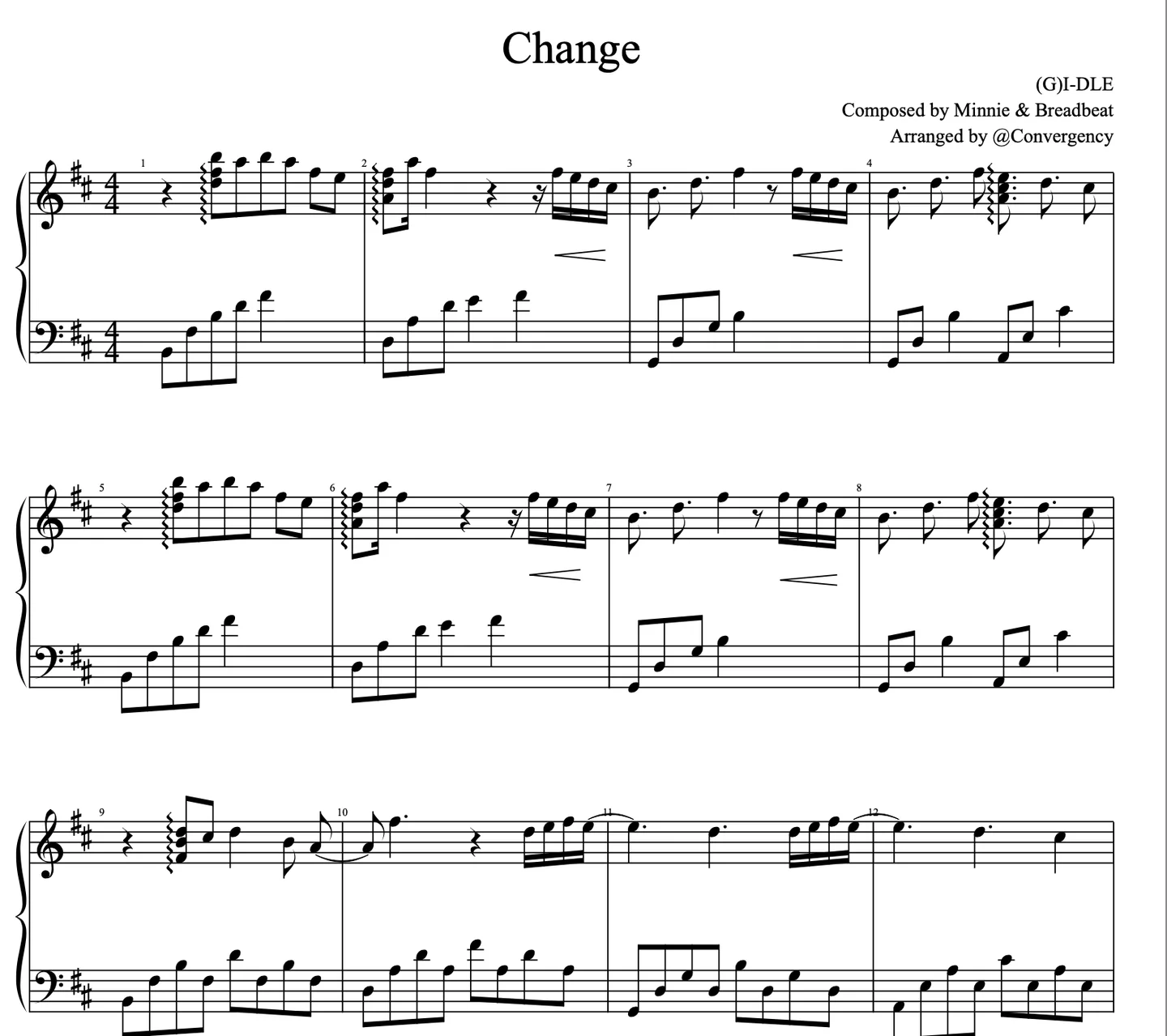 Change - (G)I-DLE by Convergency