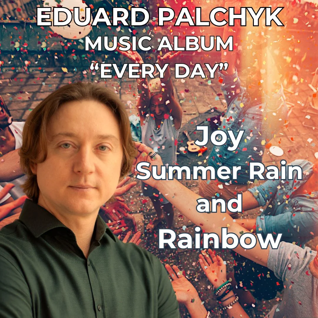 Joy, summer rain and rainbow - Eduard Palchyk by Eduard Palchyk
