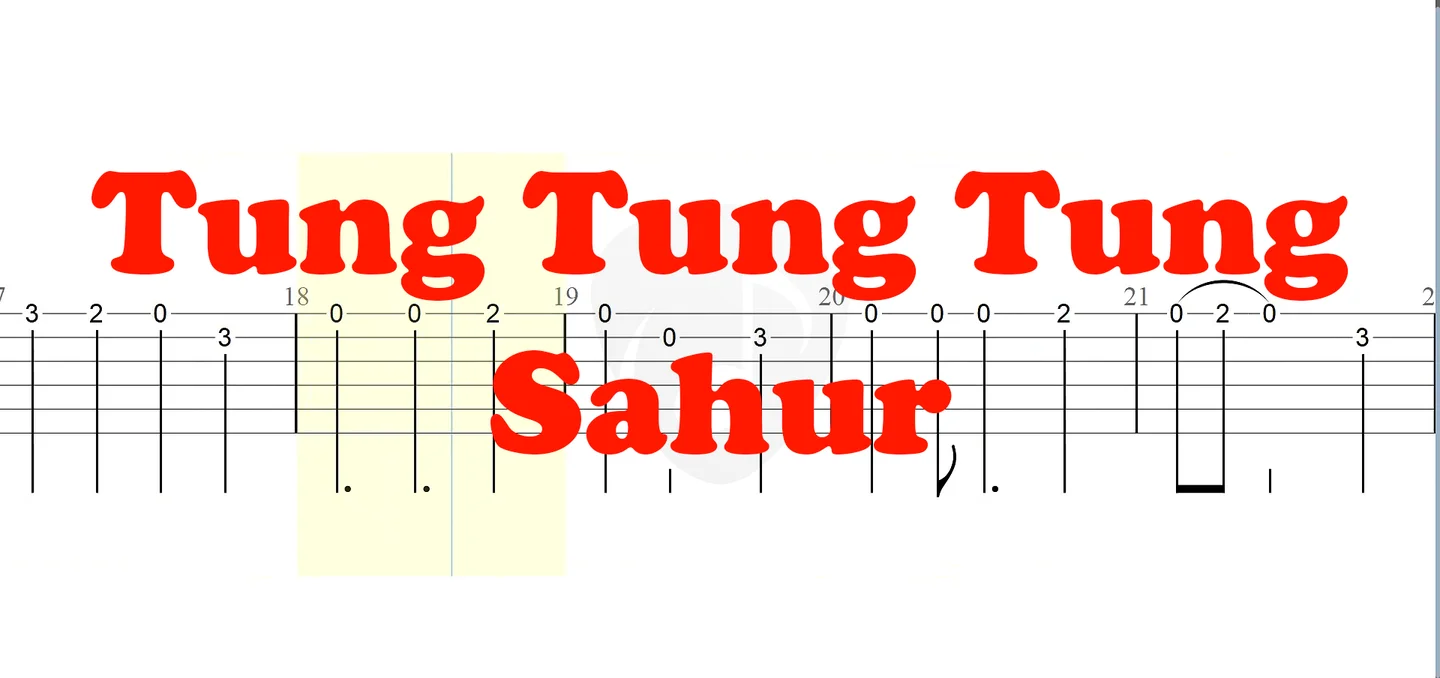 Tung Tung Tung Sahur (Meme) - Meme (Guitar) by Nolimit Ptt