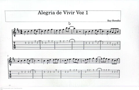 Alegria de vivir - Ray Heredia (solo guitar) by Javier Moral