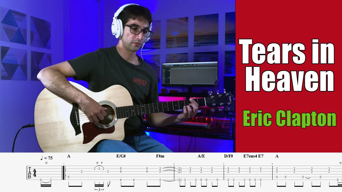 Tears In Heaven - 에릭 클랩튼 (Fingerstyle Guitar) by Enrique Rojas