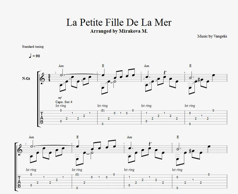 La Petite Fille De La Mer - Vangelis by Marina Mirakova