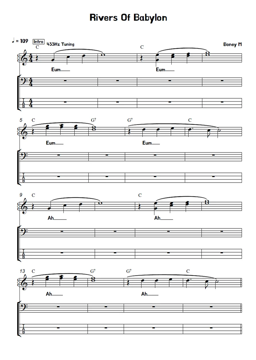 Rivers Of Babylon - Boney M by 김미(Kimme)