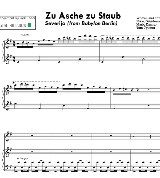 Zu Asche, zu Staub - Severija (arr. Jyrki Tenni) by Jyrki_Tenni
