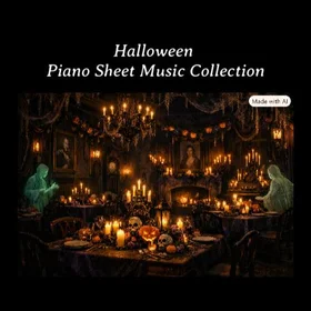 A Collection of Piano Sheet Music to Play for Halloween/ハロウィンに弾きたいピアノ楽譜集