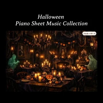 A Collection of Piano Sheet Music to Play for Halloween/ハロウィンに弾きたいピアノ楽譜集
