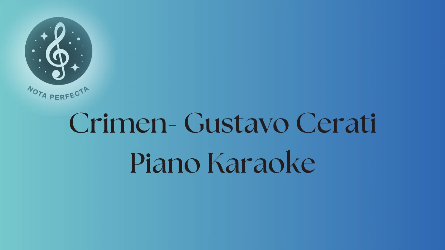 Crimen - Gustavo Cerati (Piano) by Rebeca Benítez