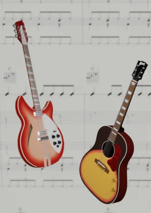 Every Little Thing - The Beatles (Guitar x2) by Ryohei Kanayama