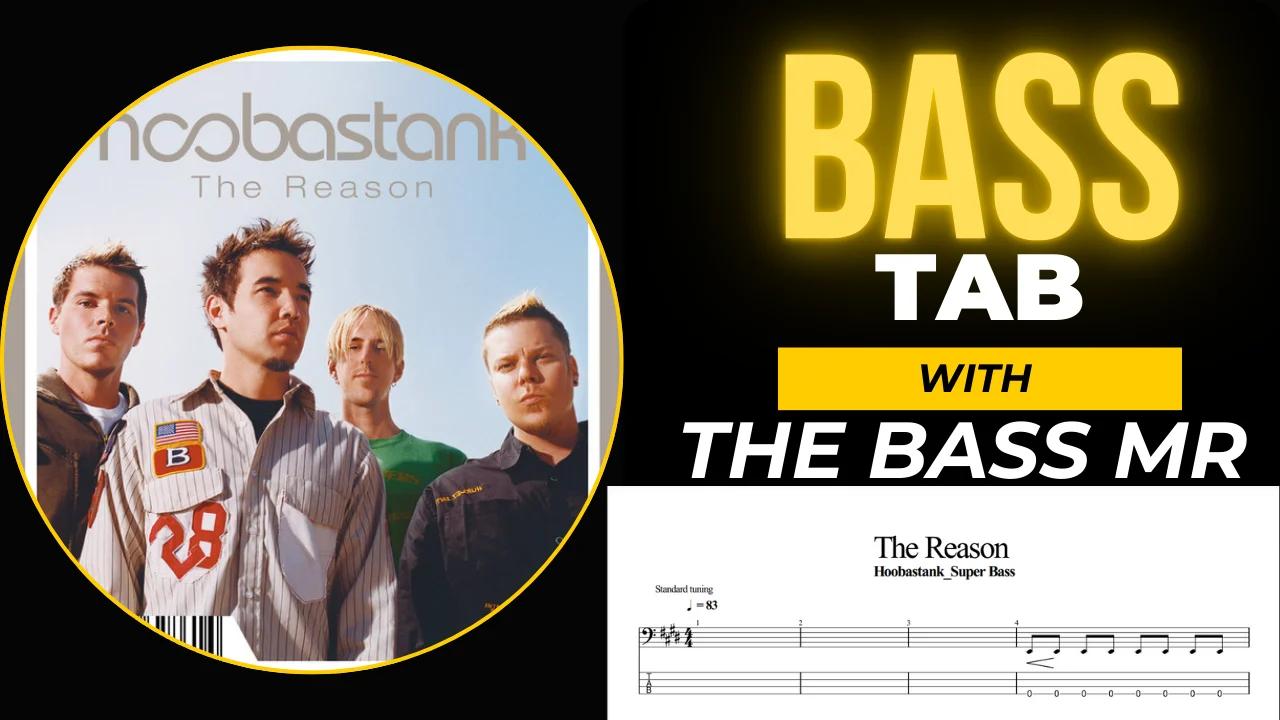 The Reason - Hoobastank (Hoobastank - The Reason | 베이스 라인 + 연주 따라하기 (Backing Track 포함)) by SuperBass