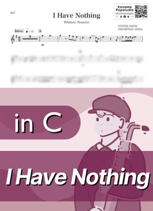 I Have Nothing ( inC ) - Whitney Houston by Kaname@Popstudio