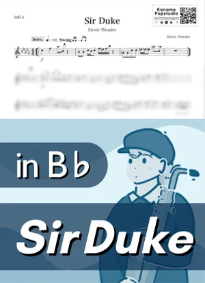 Sir Duke ( inB♭) - Stevie Wonder by Kaname@Popstudio