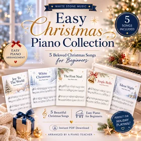 Easy Christmas Piano Collection Vol. 1 | 쉬운 크리스마스 피아노 악보 5곡 모음