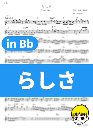 Rashisa - Official HIGE DANdism (100 Meters / in Bb) by muta-sax