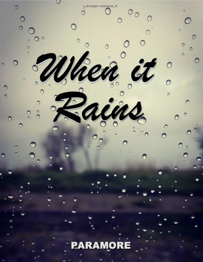 When it Rains - Paramore (Piano Solo) by Contreras Ronald