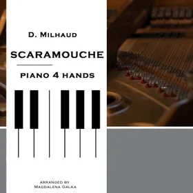 Scaramouche - Darius Milhaud - 1 Piano 4 hands 